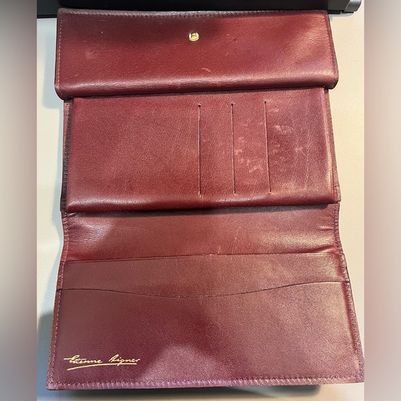 Vintage Etienne Aigner designer wallet GUC - Picture 3 of 4